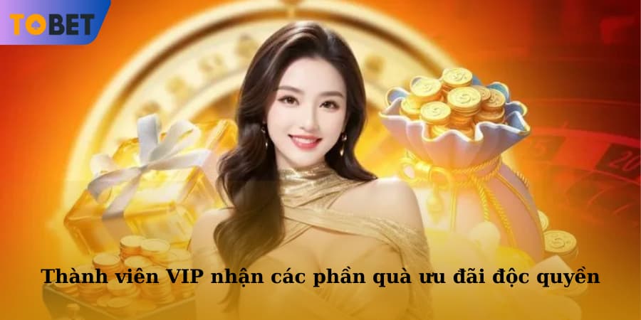 Những thành viên VIP sẽ nhận các phần quà ưu đãi độc quyền từ nhà cái